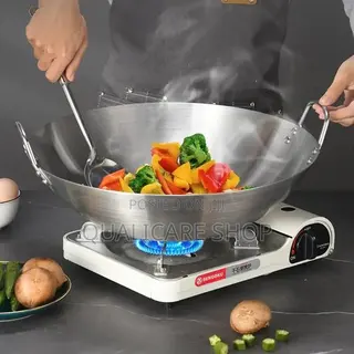 Stainless Steel 38cm Non Stick Wok