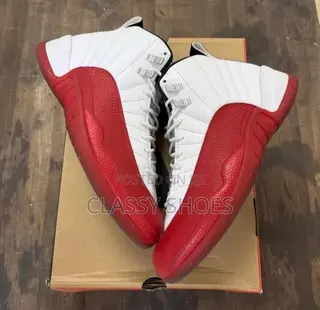 Jordan 12 Jumpman White and Red