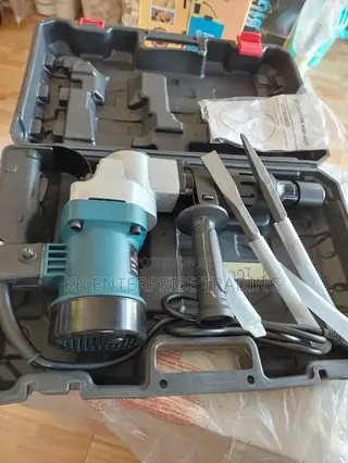 800W Heavy Duty Electric Demolition Hammer Breaker With Chisels & Case