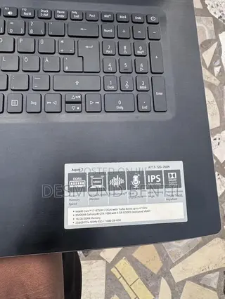 Laptop Acer Aspire 7 16GB Intel Core i7 HDD+SSD 256GB