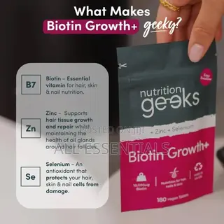 Nutrition Geeks Biotin Growth+