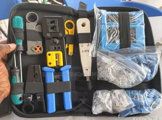 Networking Toolkit With Pass Through Crimping Tool