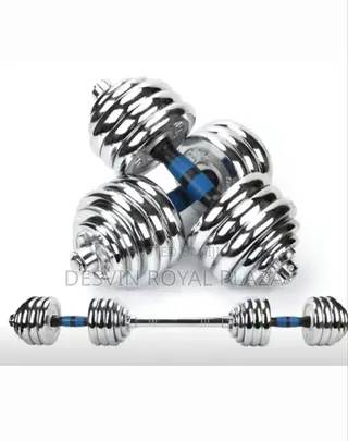 40kg Dumbbell ( Can Be Converted Into a Long Bar )