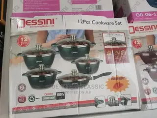 12pcs Dessini Durable Die Cast Non-stick Cookware