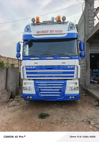 DAF XF105-510 and Trailer Going for Cool Prize