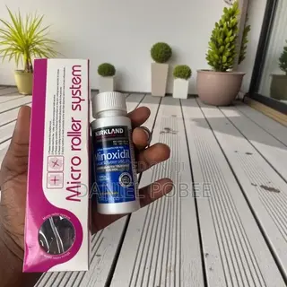 Kirkland Minoxidil 5% + Hyper Derma Roller – Hair Regrowth Combo