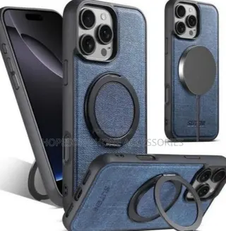 High Quality Classic Leather Case With Supporting Ring Stand
