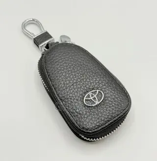 Premium Leather Key Fob Cover With Clip - All Favorite Car Package