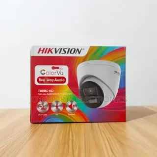 Hikvision 2MP Two-Way Audio ColorVu Turret Camera (DS-2CE72DF0T-LPTS)