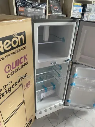 108L Capacity Double Door Fridge
