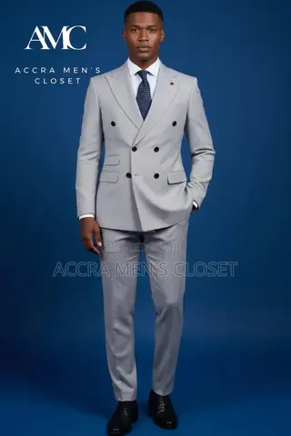 Premium Double-Breasted Suit