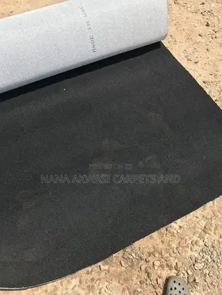 Plain Black Carpet (Industrial)
