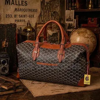 Goyard Quality Unisex Traveling Duffel Leather Bag