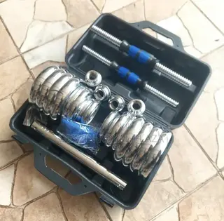 30kg Dumbbell ( Can Be Converted Into a Long Bar )