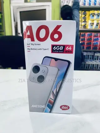 New Itel A06 64 GB Black