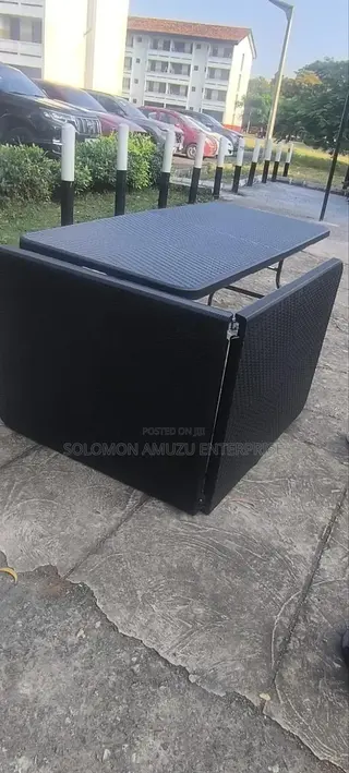 8seater Folderble Table Black