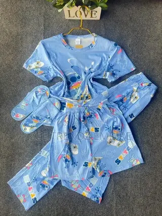 Kids Pjamas 4 in 1 Set