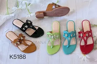 Ladies Heels And Down Classy Slippers
