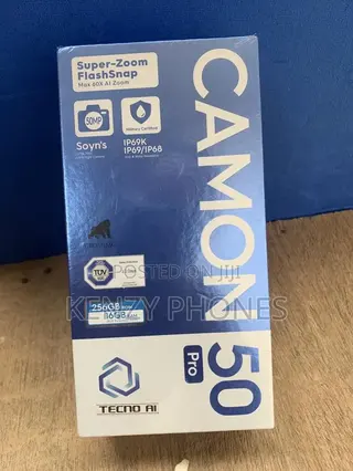 New Tecno Camon 50 Pro 256 GB Gray