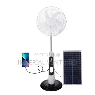 High Durable Solar Electricity Rechargeable Fan