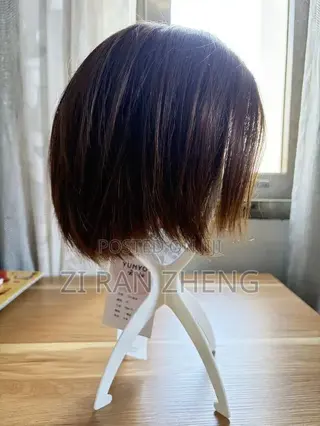 Human Hair Bob Wig Cap