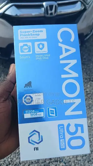 New Tecno Camon 50 Ultra 512 GB Black
