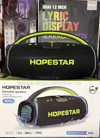 Hopestar A65 300w Bluetooth Speaker – Waterproof Ipx6, Tws, RGB Lights