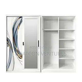 2 Doors Insect Proof Metal Steel Wardrobe Cabinet