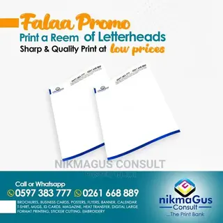 Letter Head Printing Promotion