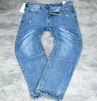 Black Cross Print Baggy Jeans