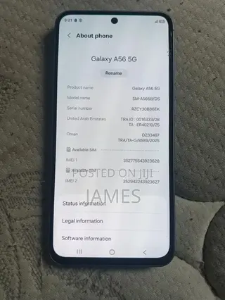 Samsung Galaxy A54 5G 128 GB Gray