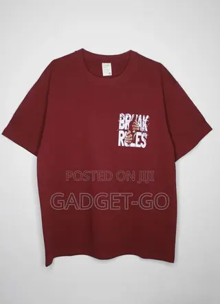 Break Rules Graphic T-Shirt - Burgundy