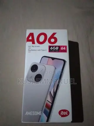 New Itel A06 64 GB Silver