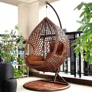 Hanging Rattan Egg Chair.