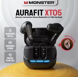 Monster XT05 Earphone Custom EQ Hifi Stereo Sound Earbuds With APP
