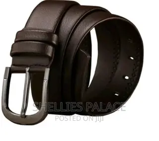 Louisville Men Adjustable Waist Cowhide Leather Belt