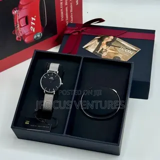 DW Leather Watch With Bracelet