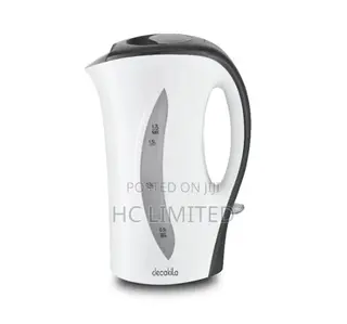 Decakila Electric Kettle - Plastic - 1.7l - 2200w - Kekt027w