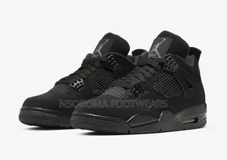 Air Jordan 4 Sneakers–Black,Gh 300 |Sizes 38–45 | Quality Sneakers