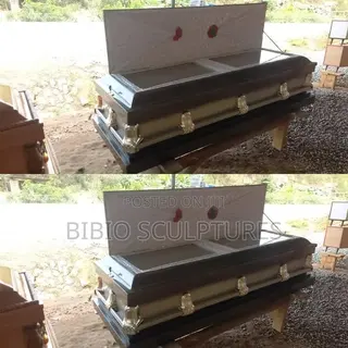 Elegant Two-Tone Metallic Casket
