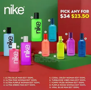 Nike Niche/Designer Perfume