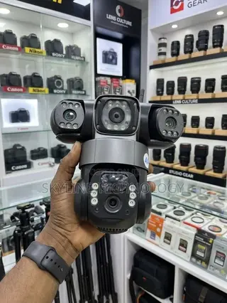 High Quality 3 Lens PTZ Solar CCTV Camera (4G )