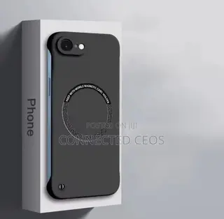 Magnetic Frameless Case for iPhone 16E Wireless Charging Back Cover
