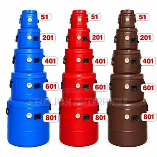 5-Piece Set 5L 20L 40L 60L 80L Insulated Food Warmer Barrel Set