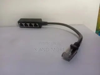 Rj45 4 in 1 Ethernet Cable Adapter Extension Splitter for Network