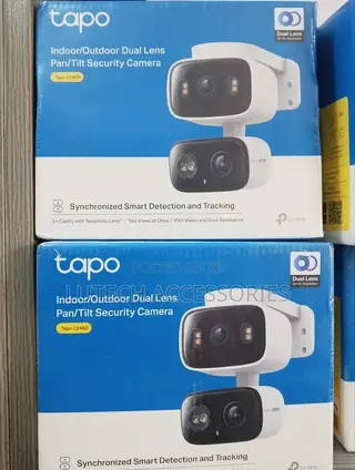 Tapo Indoor/Outdoor Dual Lens Pan/Tilt Security Camera (Tapo C246d)