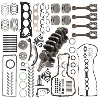 Engine Rebuild/Piston Timing Chain Kit Crankshaft Valve Rings Oilpumps