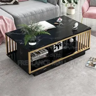 Black and Gold Center Table