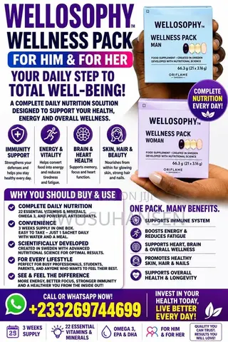 Food Supplement Man Woman (WELLNESS PACK)