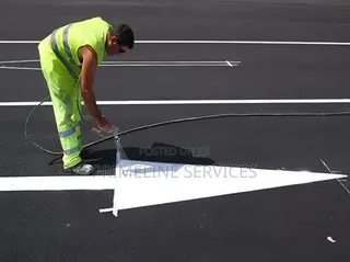 Car Parking Lot and Warehouse Strip Markings